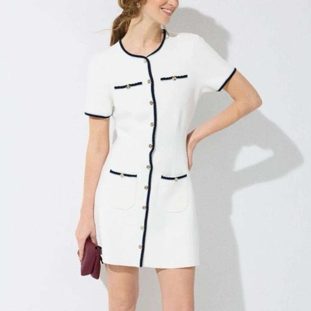 Maje Salino Tweed Mini Dress size 34 ( US 0)